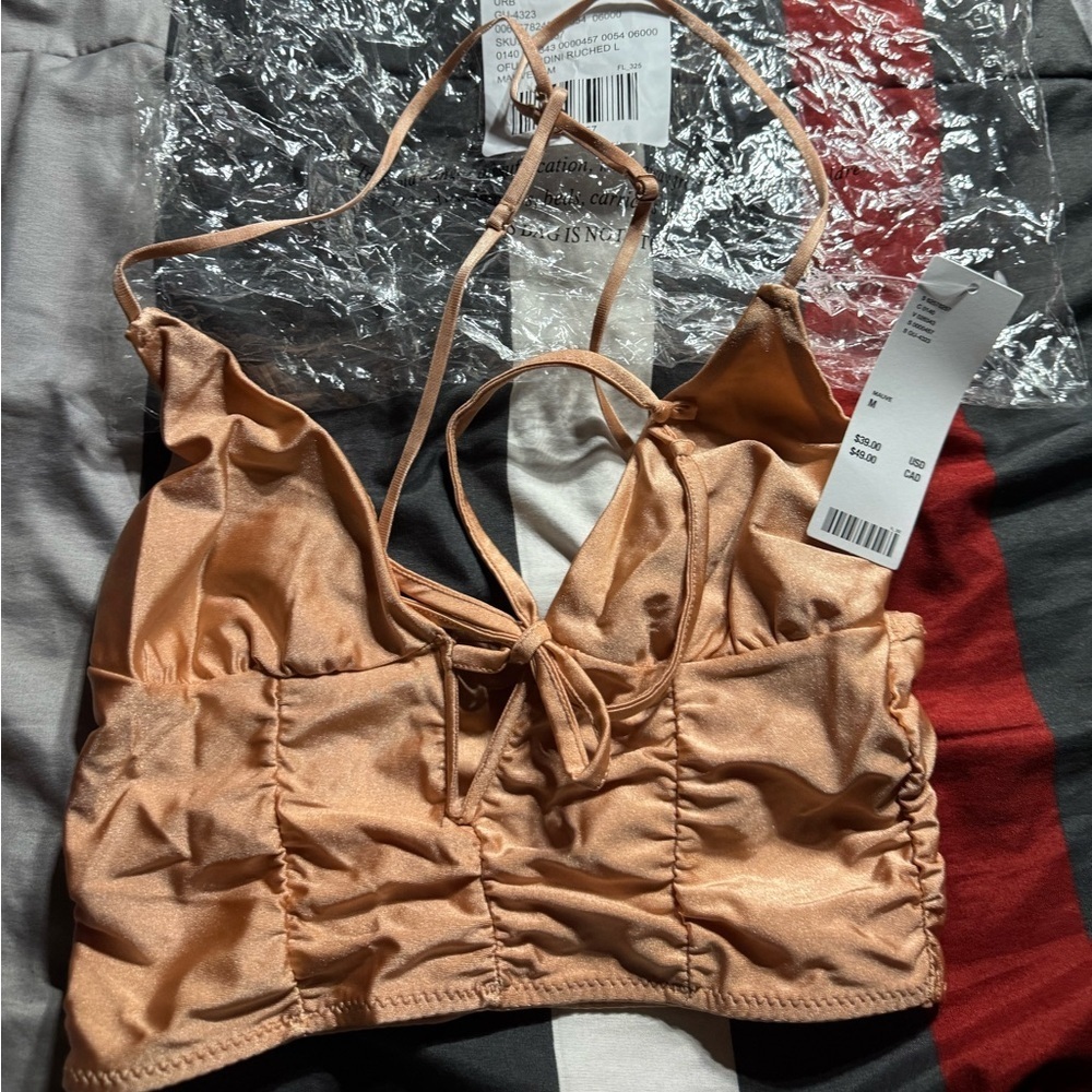 Urban Outfitters Bronze Corset Top